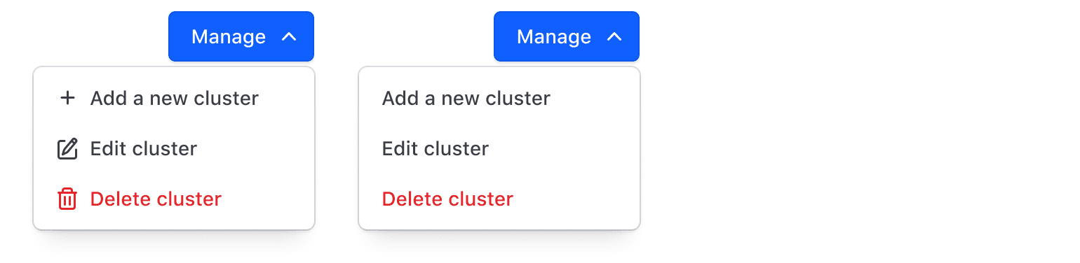 Dropdown use case examples